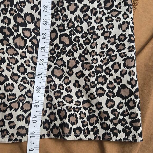 Dennis Basso Womens Mob Wife Classic Leopard Print Swing Coat Animal Print 1X - Picture 11 of 11